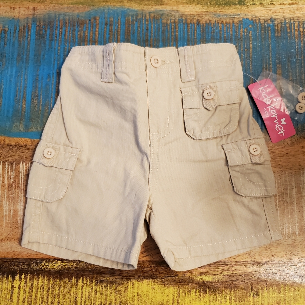 Baby Girl's 9-mo Khaki Shorts